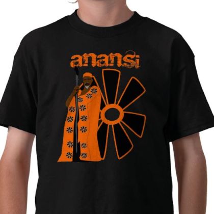 Click here to get your Anansi T-shirt